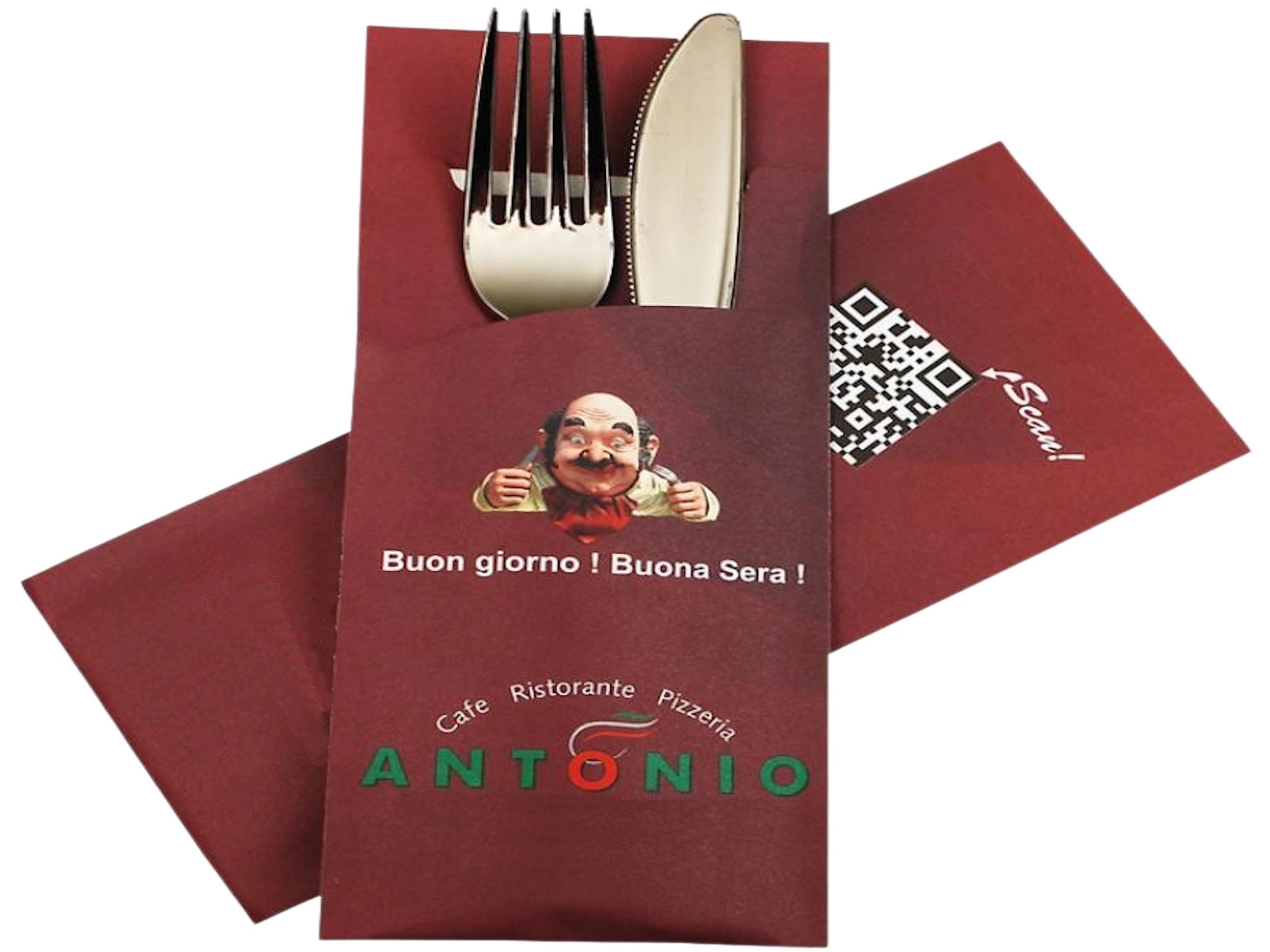 Bestecktaschen bedruckt "Modell Classic"