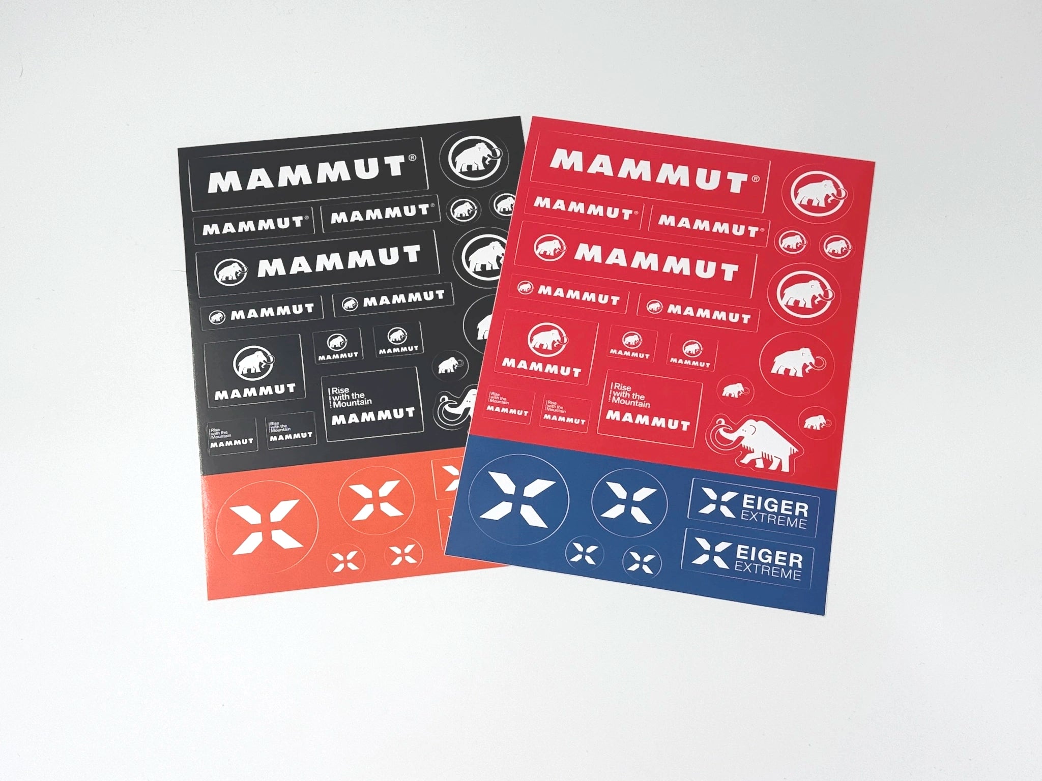 Stickerbogen bedruckt mit Logo