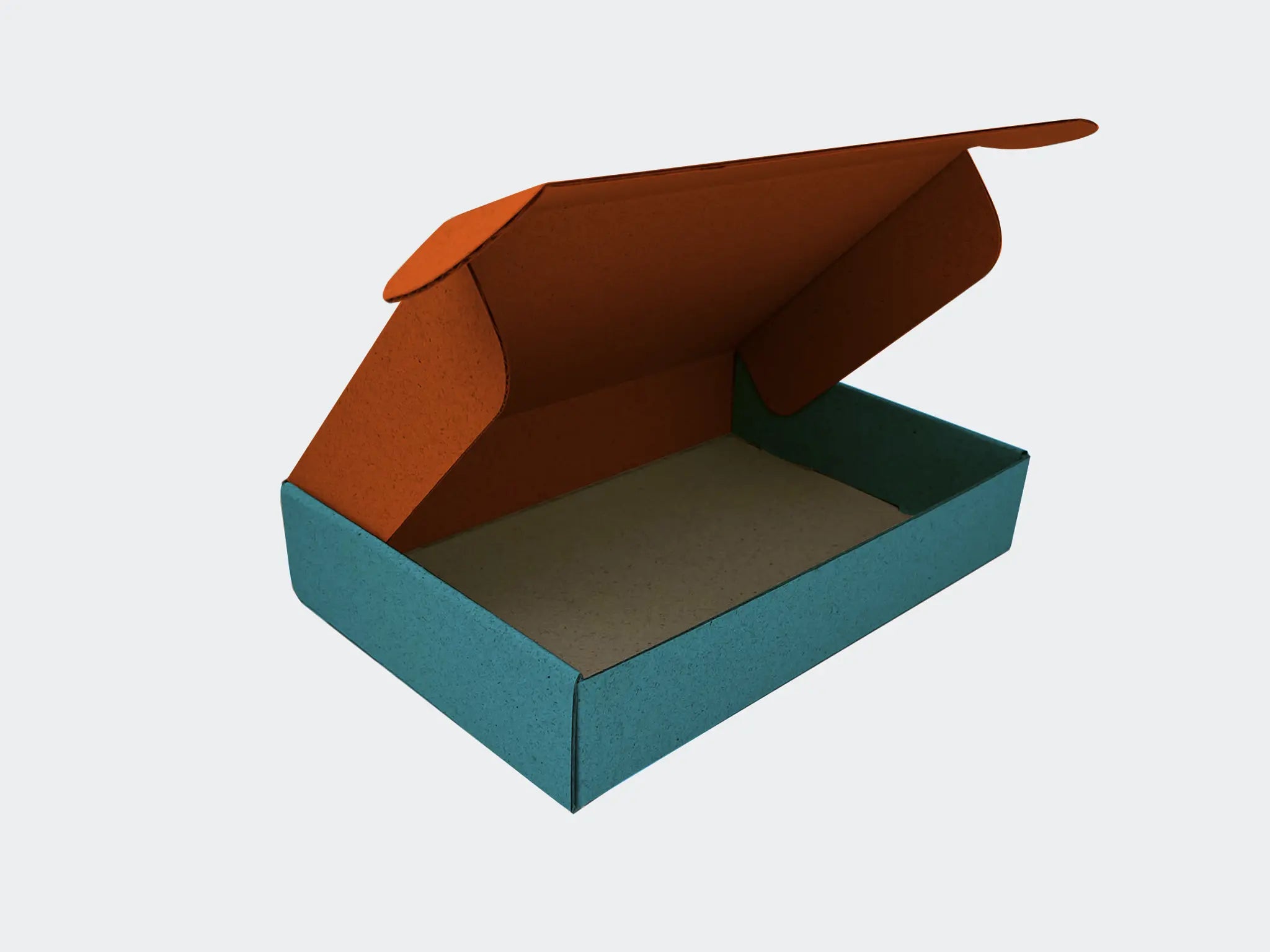 A5 Bedruckte Klappdeckelbox "Modell XL" Innenmass 243x 169 x 47 mm Briefportotauglich