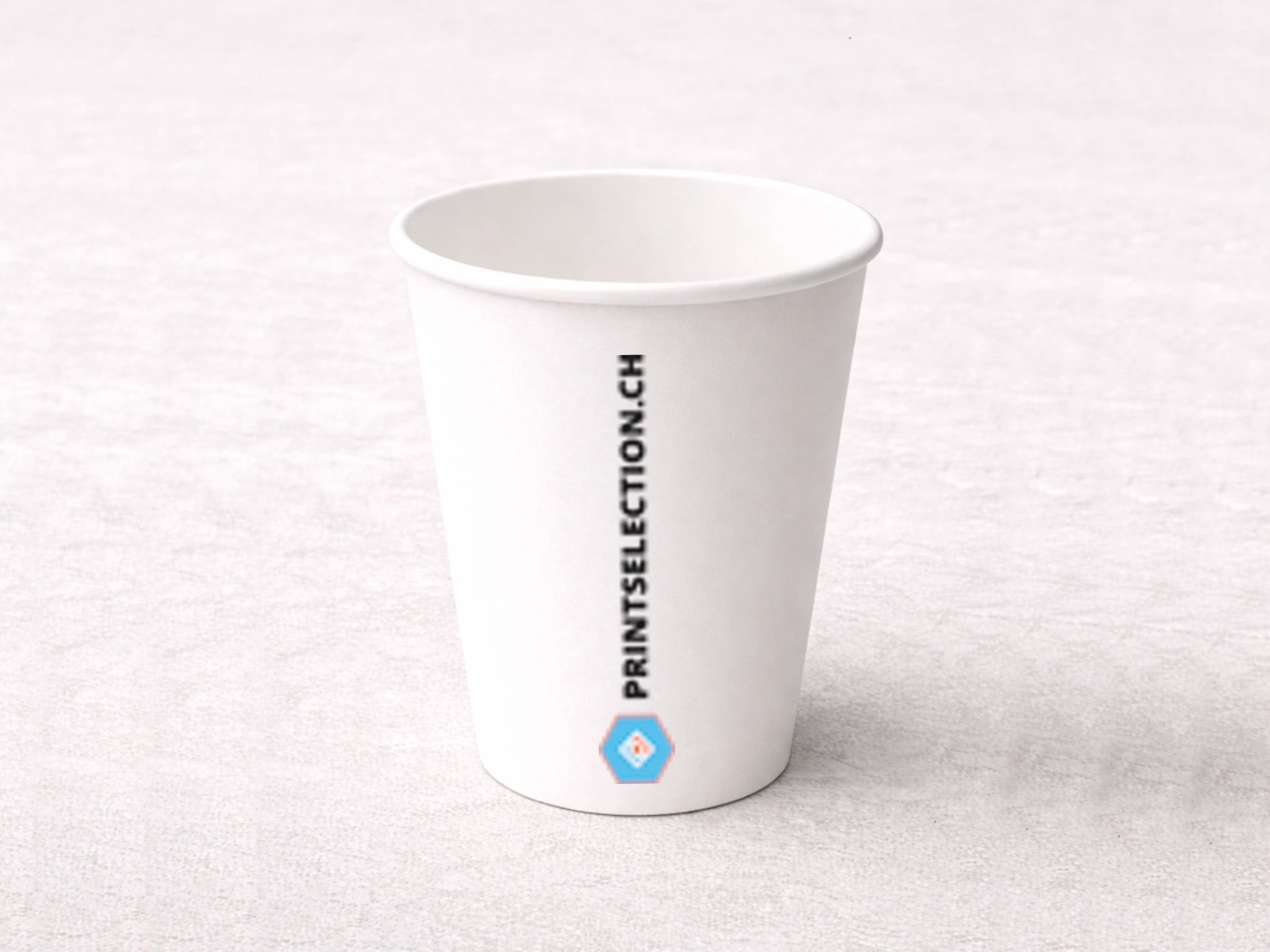 Kartonbecher 100ml einwandig bedruckt für Kaltgetränke