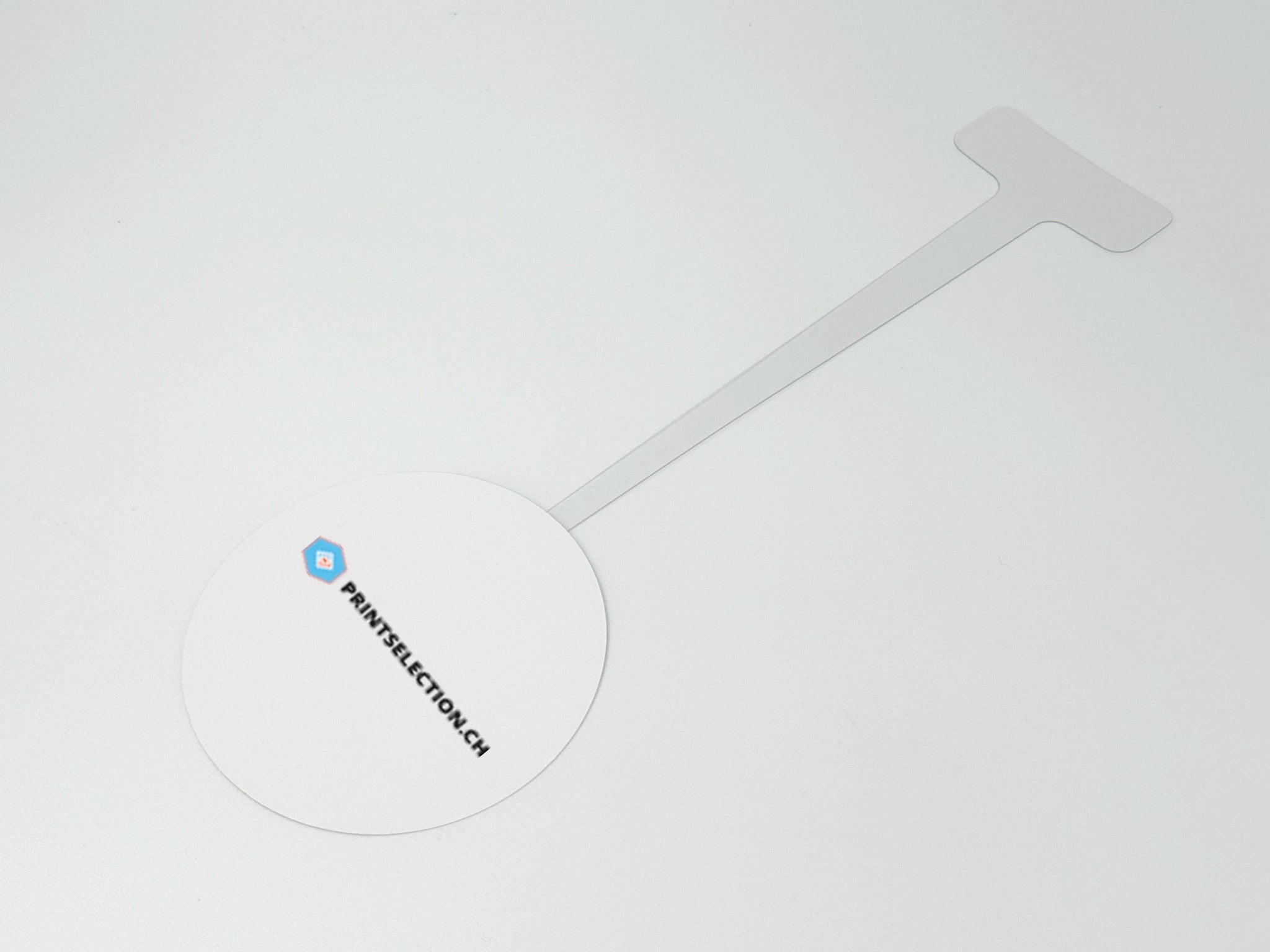 Regalwobbler für Scannerschiene – "Modell L" rund 148 mm Durchmesser