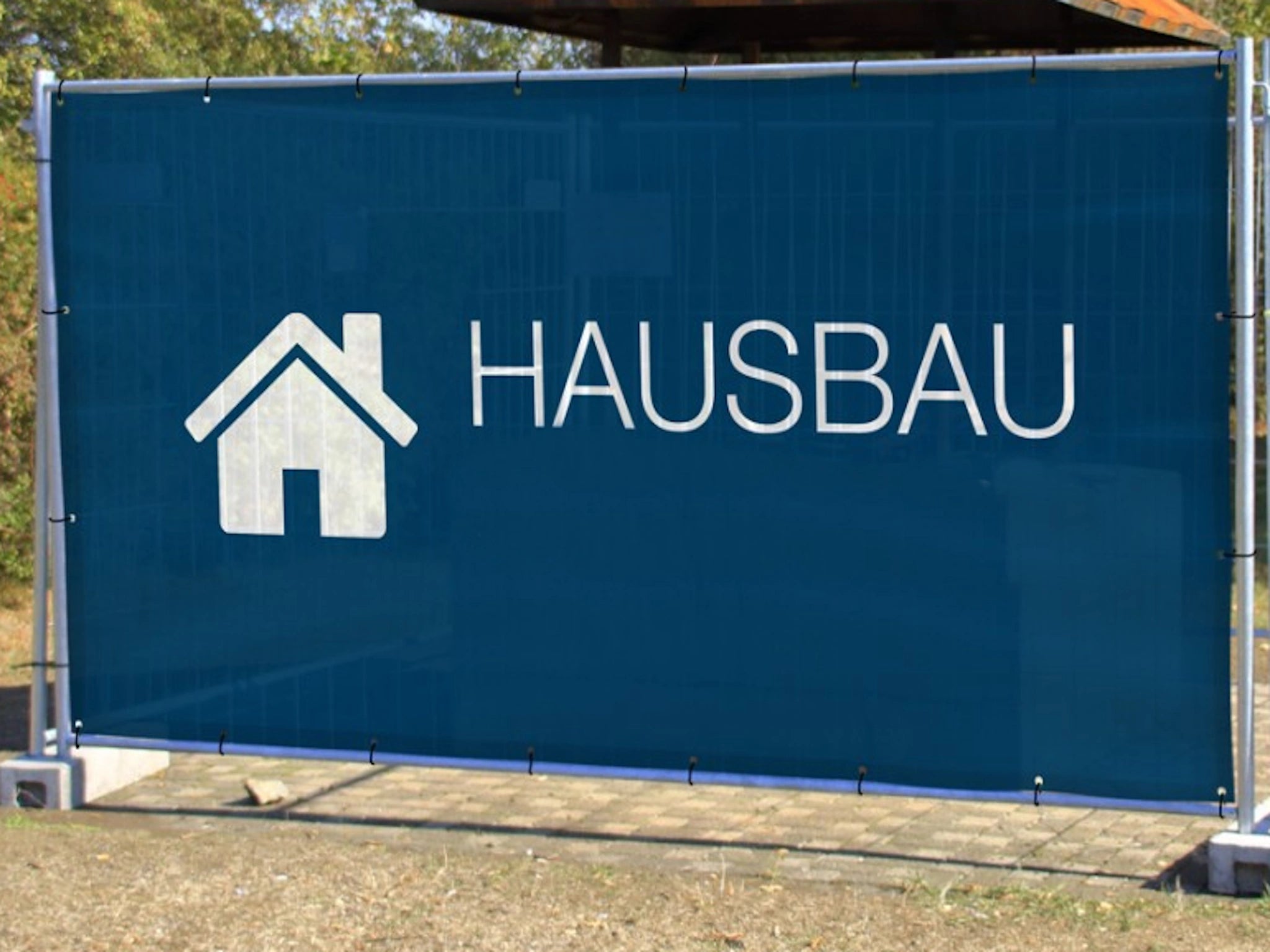 Bauzaunbanner aus Mesh