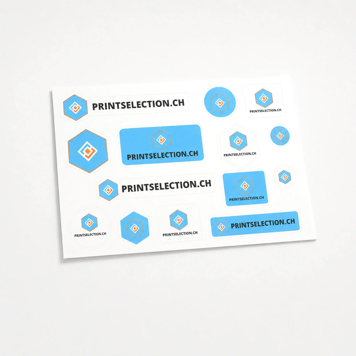 Stickerbogen Indoor und Outdoor einsetzbar