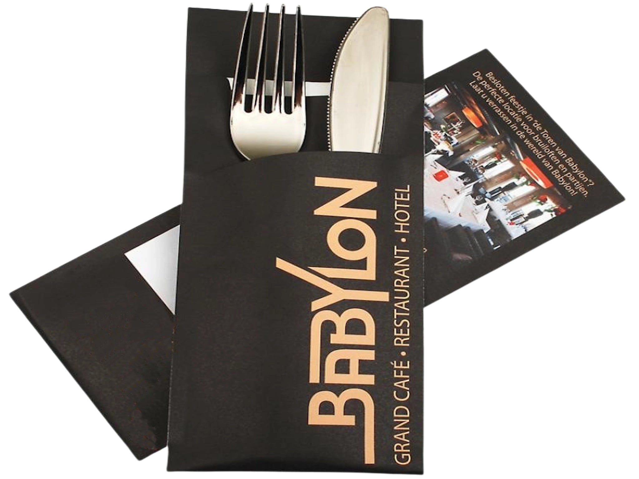 Bestecktaschen bedruckt "Modell Classic"