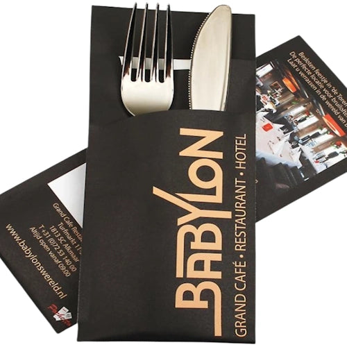 bedruckte Bestecktasche Babylon