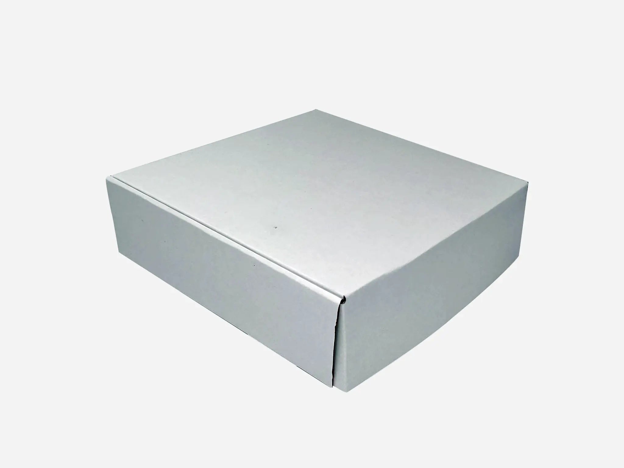 Quadratisch Bedruckte Klappdeckelbox "Modell L" Innenmass 180 x 179 x 67 mm