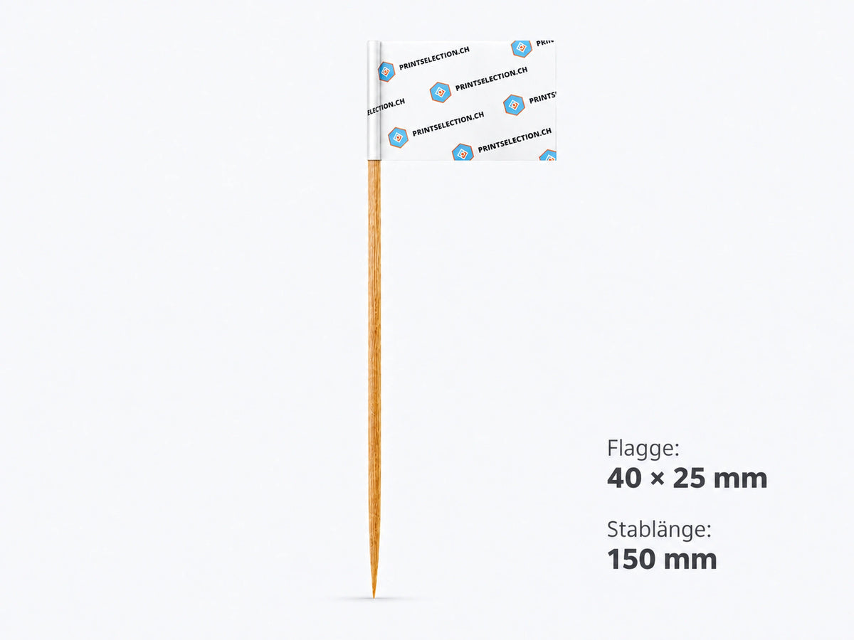 Zahnstocherfähnchen 150 mm lang