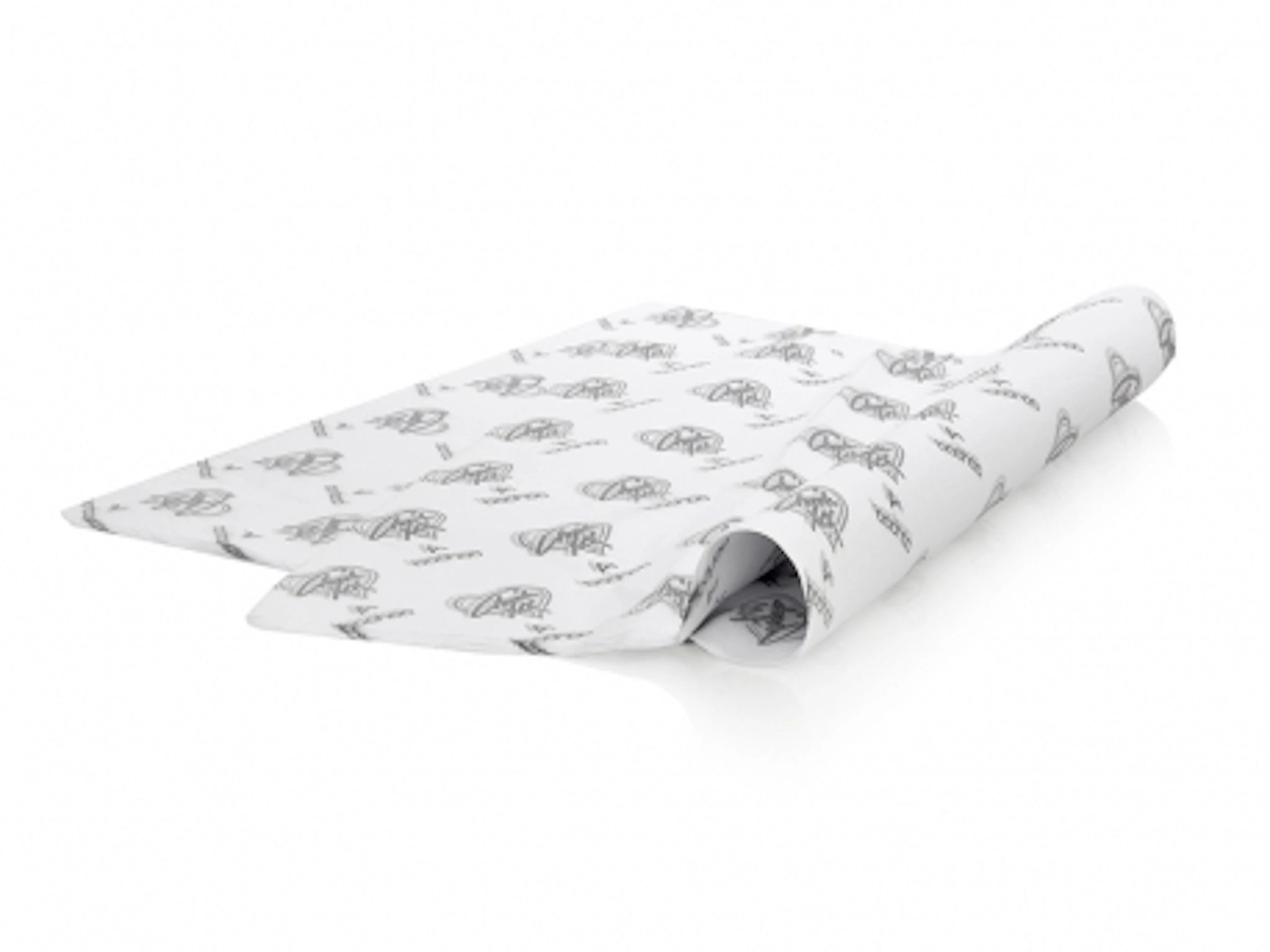 Seidenpapier auf Tisch