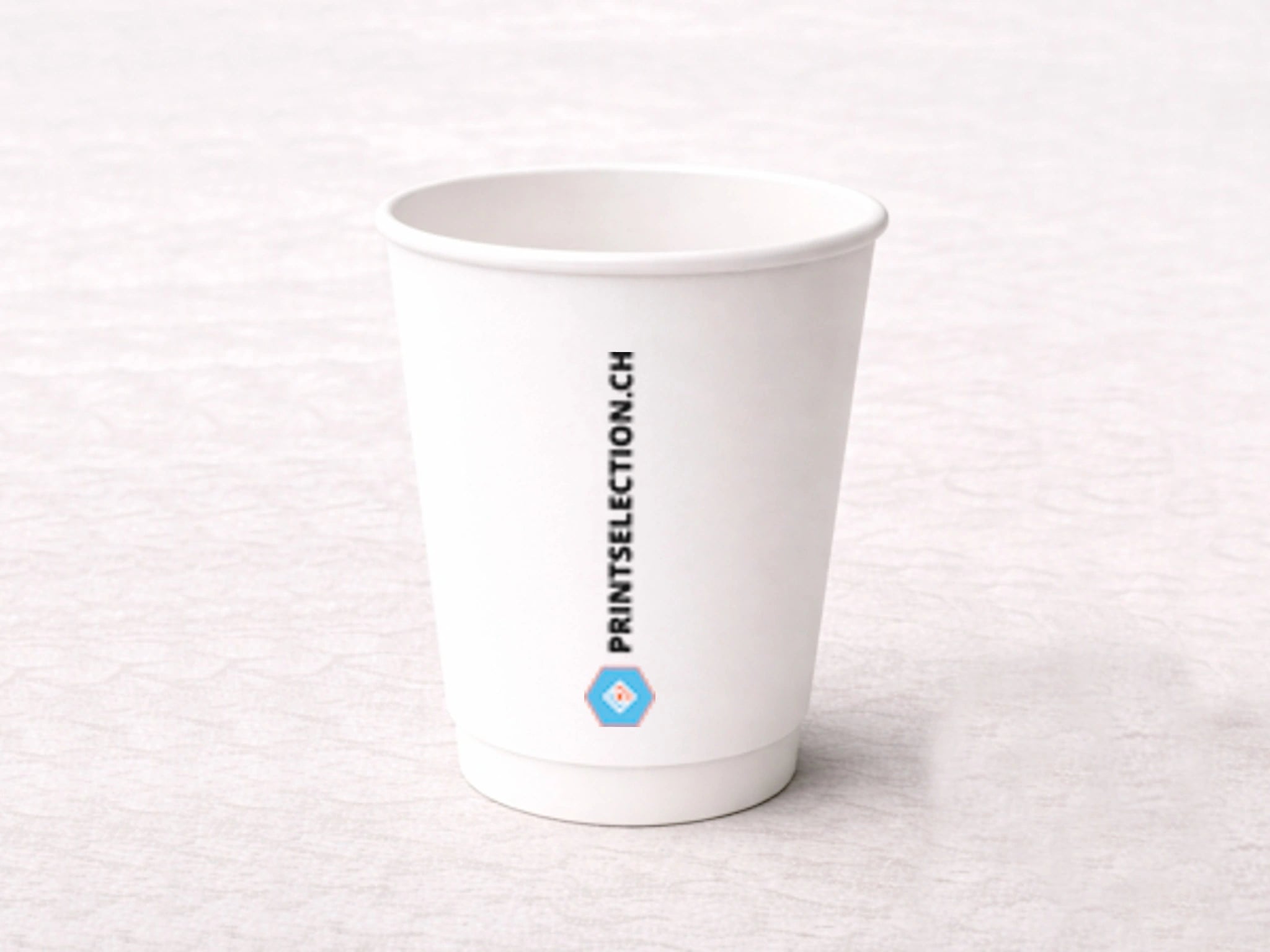 Kartonbecher 200ml doppelwandig bedruckt für Heissgetränke