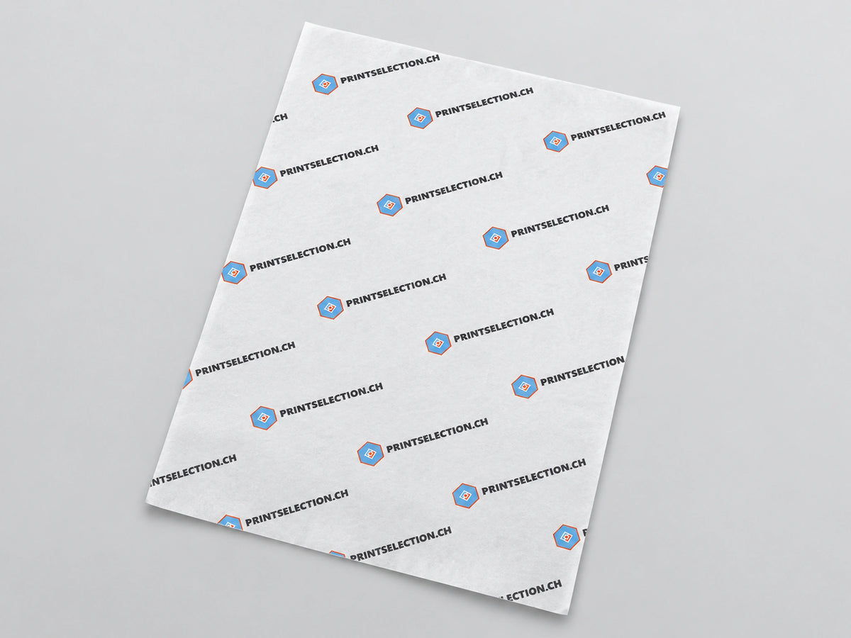 Pergaminpapier 1-farbig bedruckt (fettdicht) – 20 x 30 cm