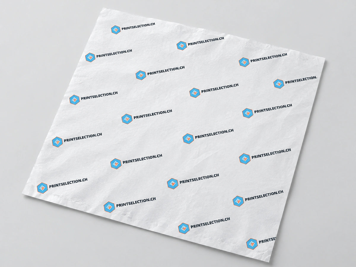 Pergaminpapier 1-farbig bedruckt (fettdicht) – 45 x 45 cm